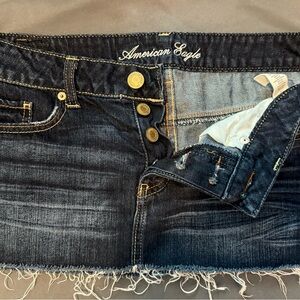 American Eagle Denim Micro Mini Skirt